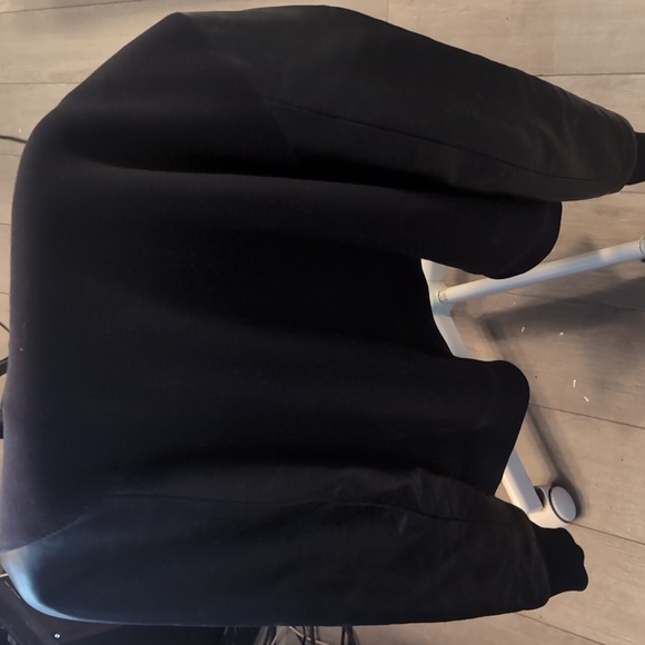 Zadig and Voltaire black bomber jacket with leather sleeves. Size Medium. - Picture 3 of 4